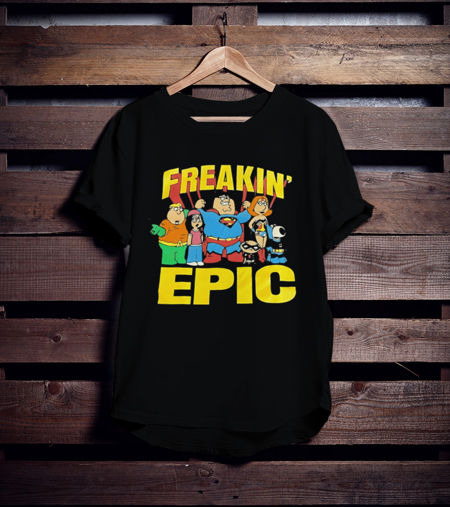 Family Guy Super Friends Freakin' Epic DC Comics Spoof T-Shirt