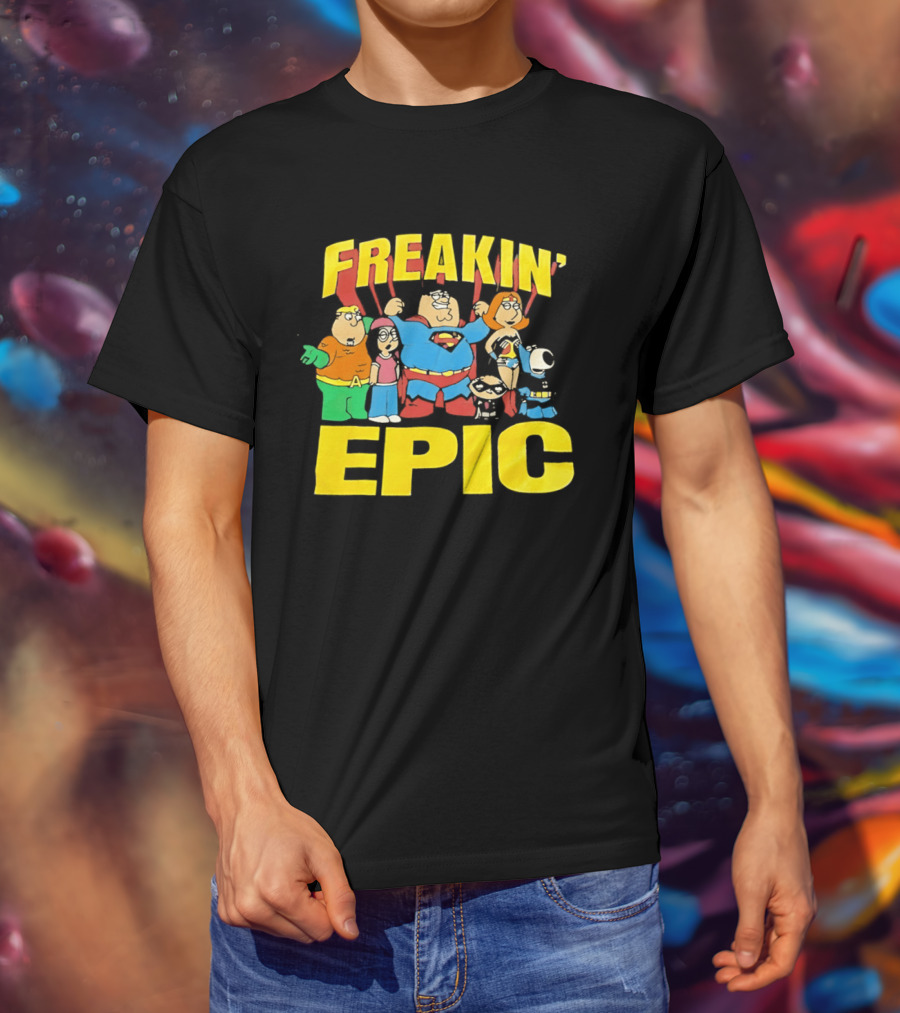 Family Guy Super Friends Freakin' Epic DC Comics Spoof T-Shirt
