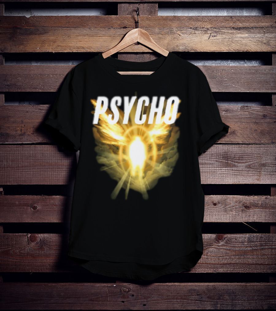 Psycho Sacred Light Angel Aesthetic T-Shirt