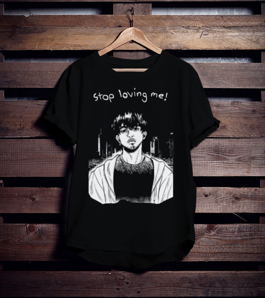 Stop Loving Me Manga Character Urban Scene T-Shirt