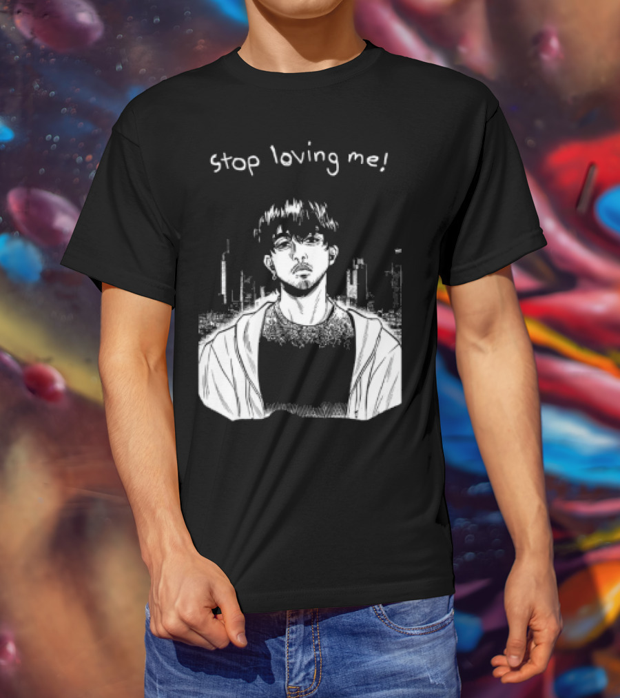 Stop Loving Me Manga Character Urban Scene T-Shirt