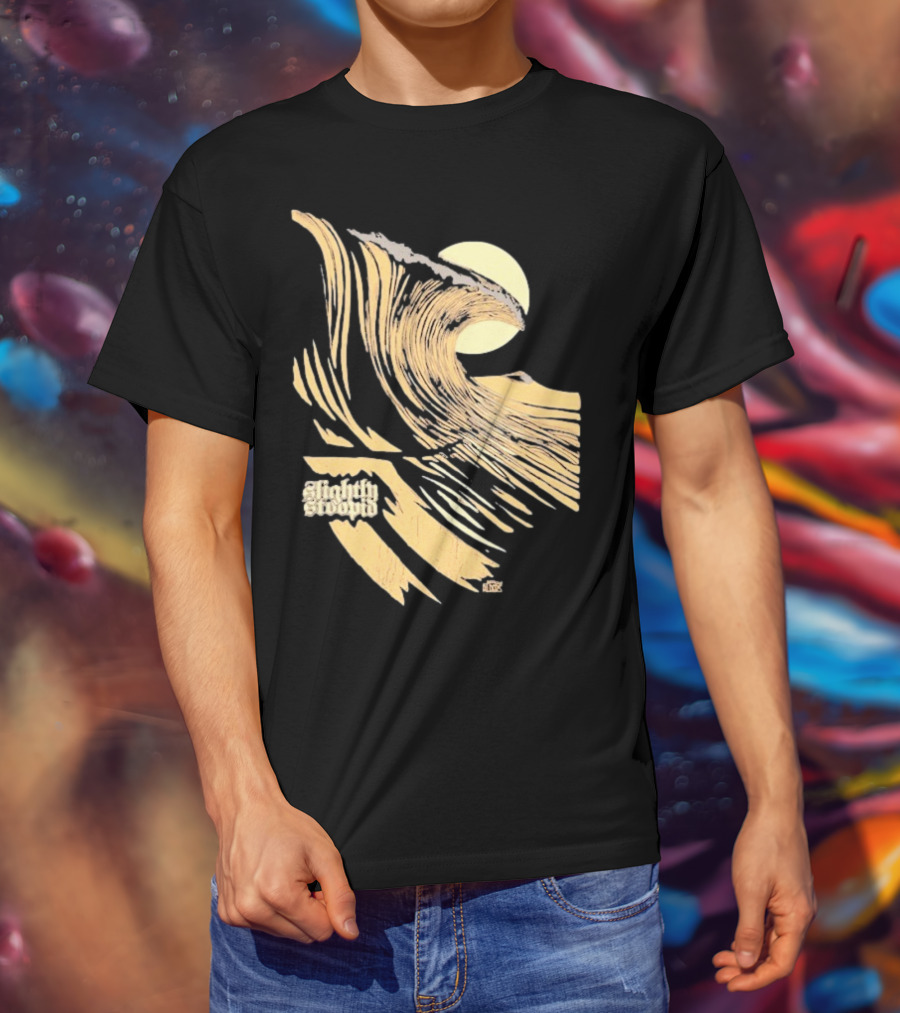 Slightly Stoopid Coffee Surf Co Alders Wave Art Vintage Sun T-Shirt