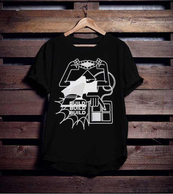 Athena Build Architecture Blueprint Design Construction Blueprint T-Shirt