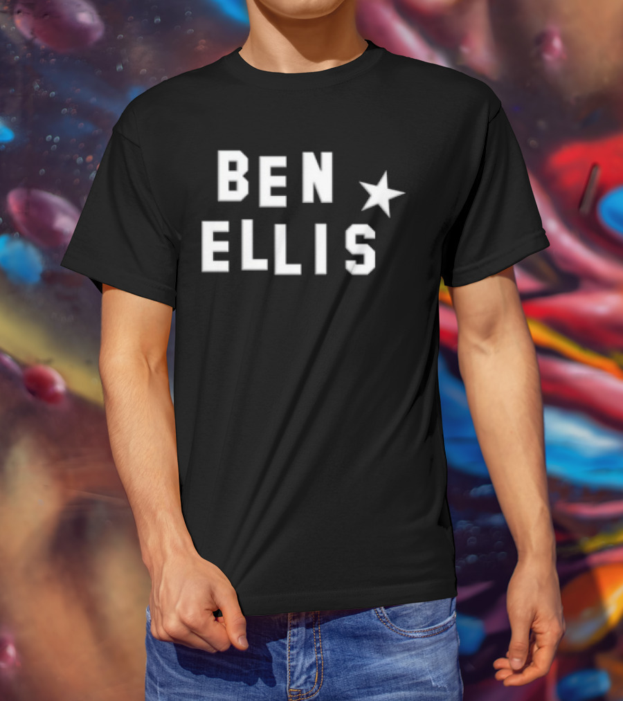 Ben Ellis Music No Longer In My Bedroom Tour 2025 Puff Print Star T-Shirt