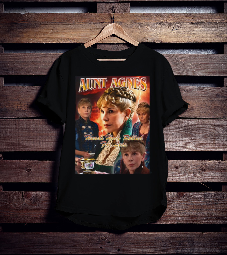 Aunt Agnes Heads Have Rolled For Less Lightning Tea Cup Collage T-Shirt