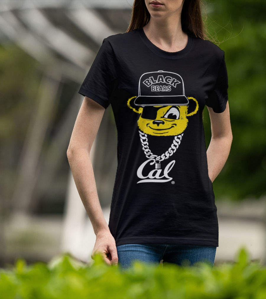 Black Bear Berkeley Cal Baseball T-Shirt