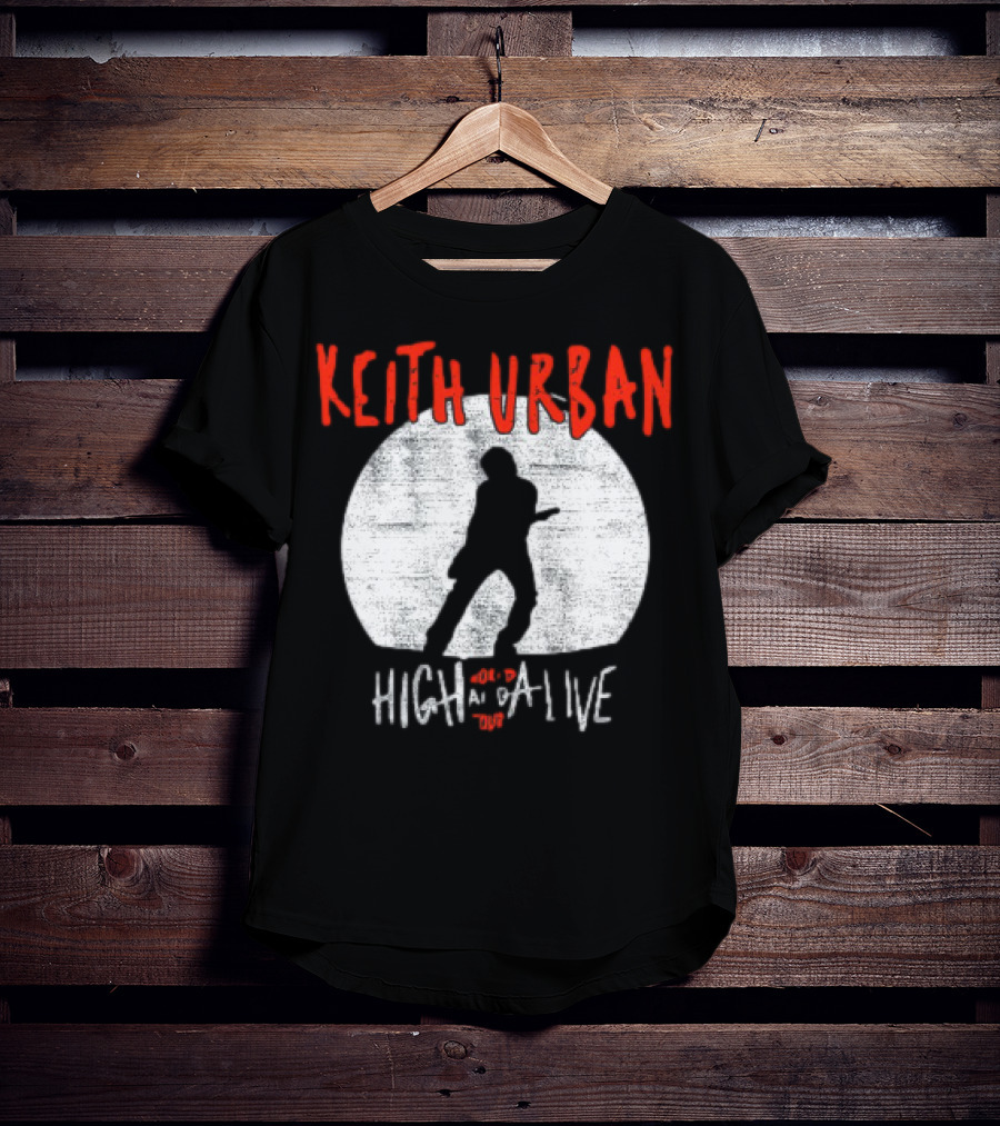 Keith Urban High And Alive World Tour 2023 T-Shirt