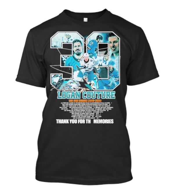 Logan Couture San Jose Sharks 2009 2025 Thank You For The Memories T-Shirt
