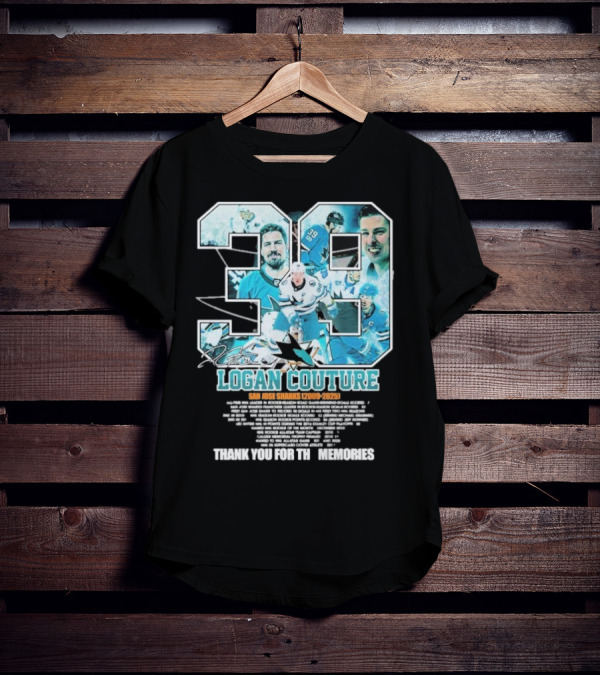 Logan Couture San Jose Sharks 2009 2025 Thank You For The Memories T-Shirt