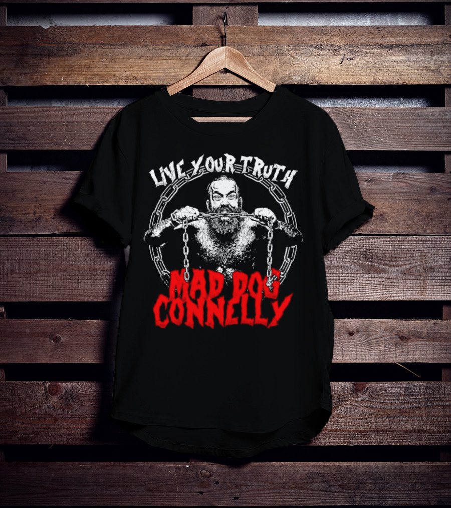 Live Your Truth Mad Dog Connelly Chain Graphic T-Shirt
