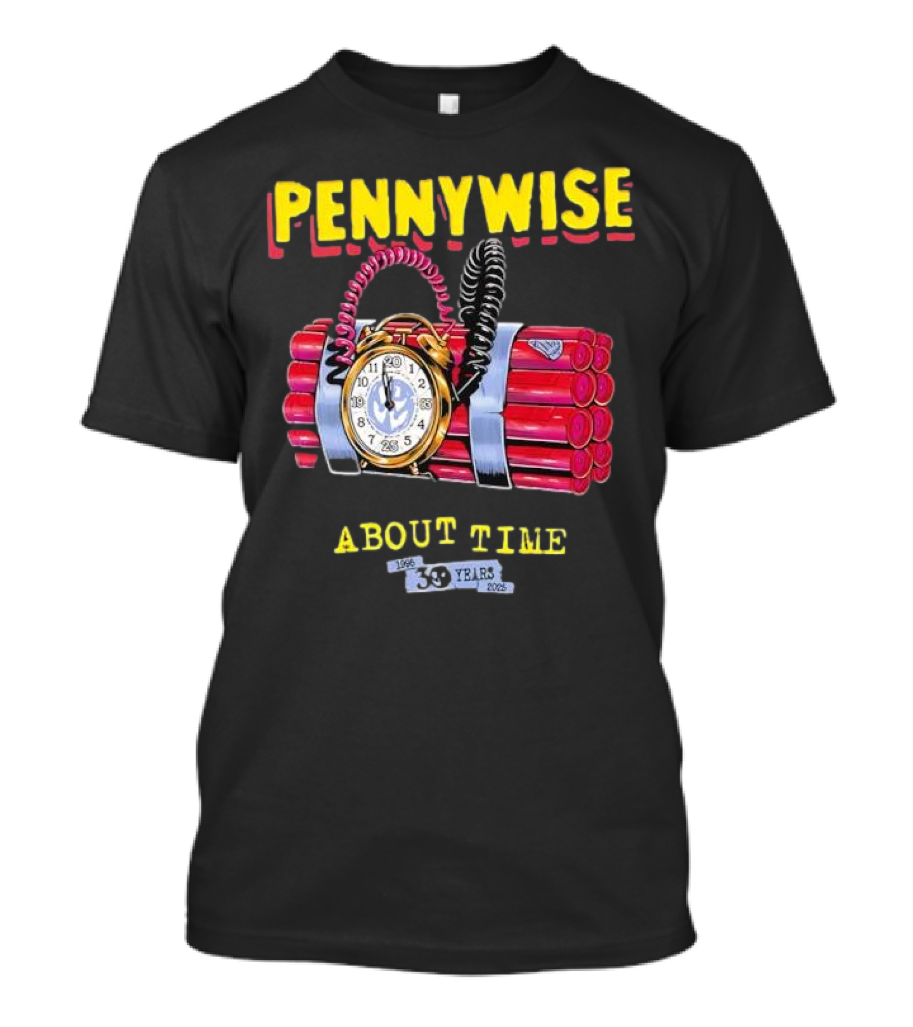 Pennywise About Time 30 Years 1996 2026 Anniversary Halloween T-Shirt