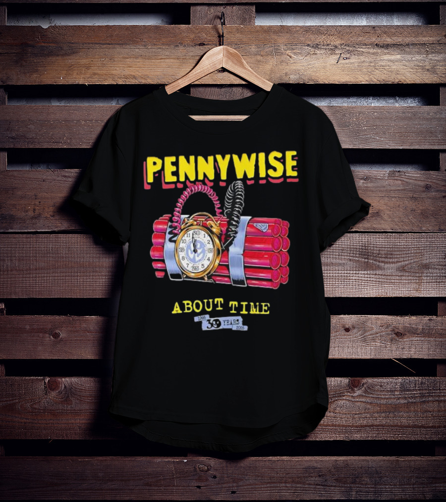 Pennywise About Time 30 Years 1996 2026 Anniversary Halloween T-Shirt