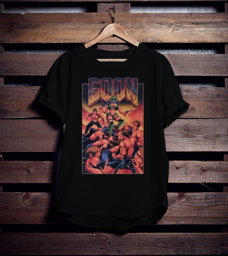 GOON Mastiff Retro Comic Style Battle Artwork T-Shirt