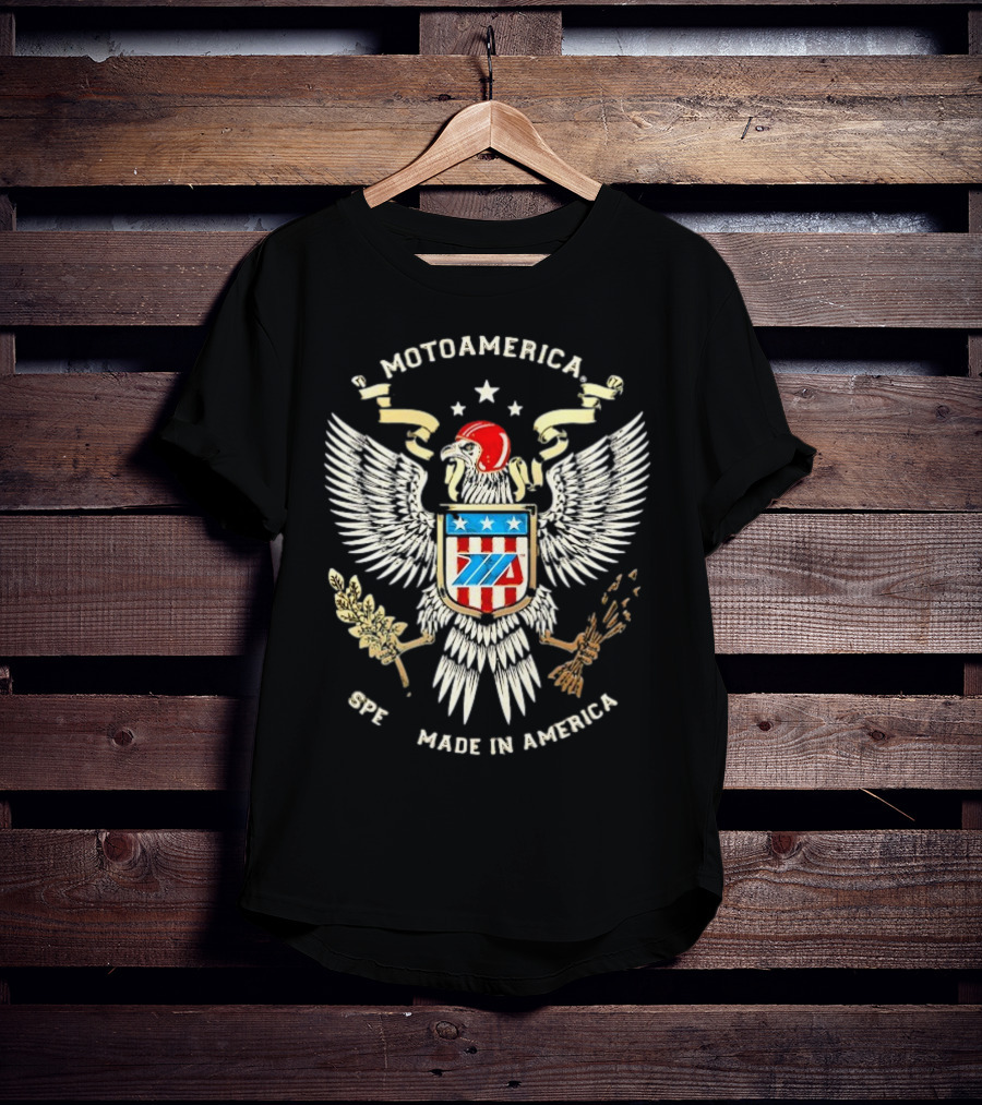 MotoAmerica American Eagle Speed Made In America T-Shirt