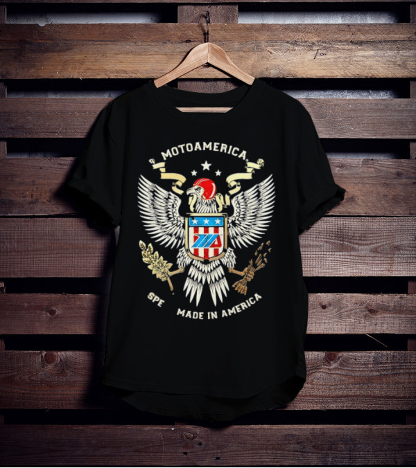 MotoAmerica American Eagle Speed Made In America T-Shirt