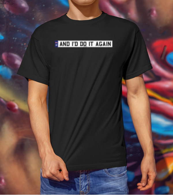 Only The Poets And I'd Do It Again UK Flag Icon T-Shirt