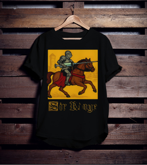 Orbital Sir Ringe Knight On Horse With Syringe Lance T-Shirt