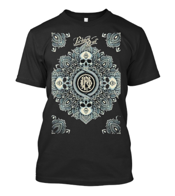 Parkway Drive Intricate Mandala Skull Pattern Oct 4 2025 OVO Arena Wembley T-Shirt