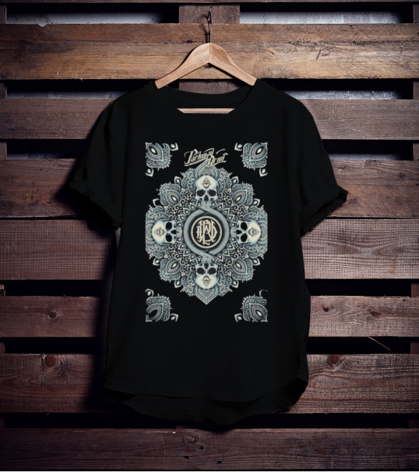 Parkway Drive Intricate Mandala Skull Pattern Oct 4 2025 OVO Arena Wembley T-Shirt