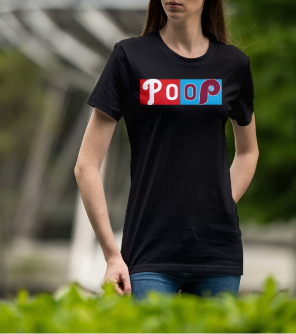 Philadelphia Baseball Parody Poop Game T-Shirt