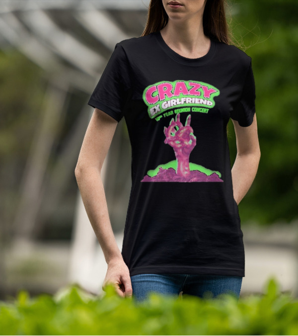 Rachel Bloom Crazy Ex Girlfriend 10th Year Reunion Concert Zombie Hand T-Shirt