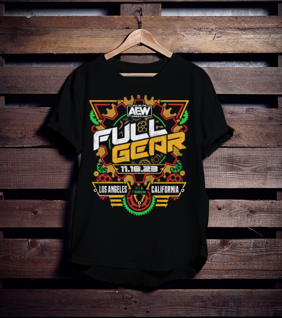 AEW Full Gear Los Angeles California 2023 Kia Forum Retro T-Shirt