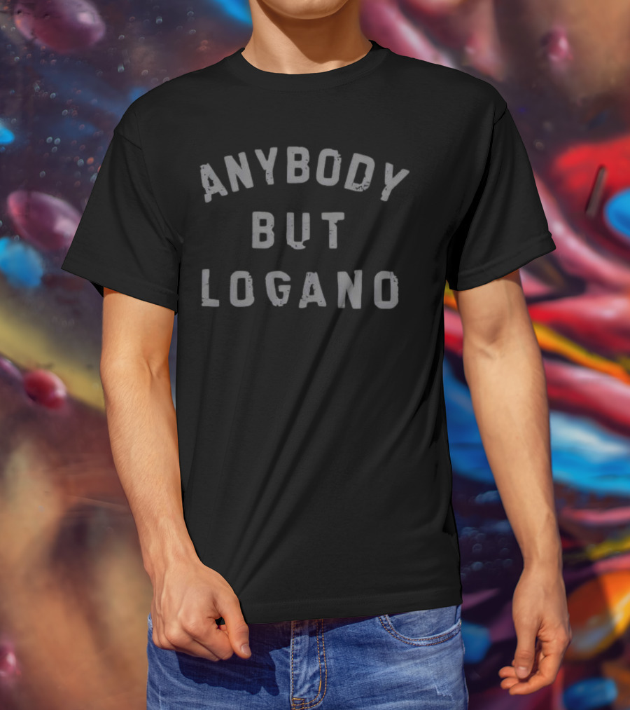 Anybody But Logano Racing Fan Expression T-Shirt