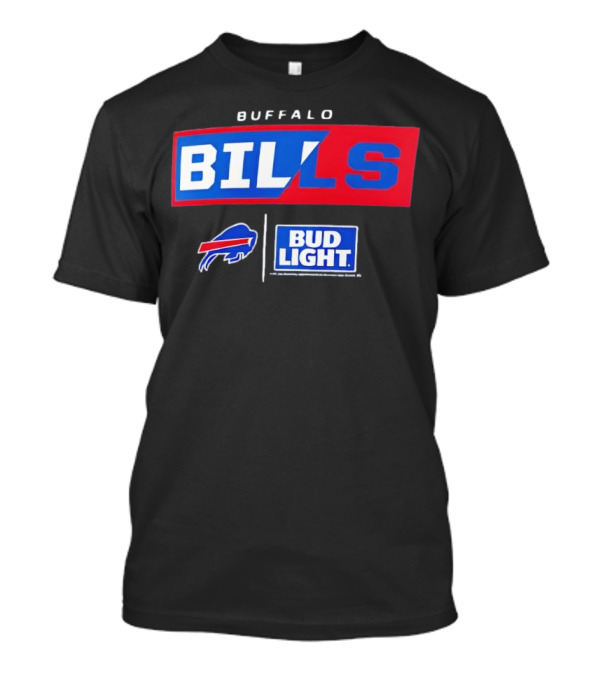 Buffalo Bills Bud Light NFL Collaboration T-Shirt