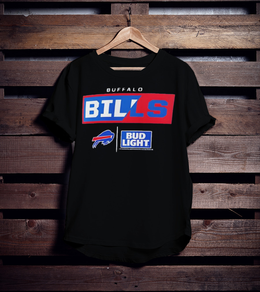 Buffalo Bills Bud Light NFL Collaboration T-Shirt