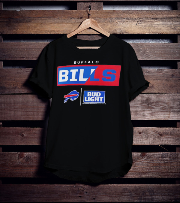 Buffalo Bills Bud Light NFL Collaboration T-Shirt