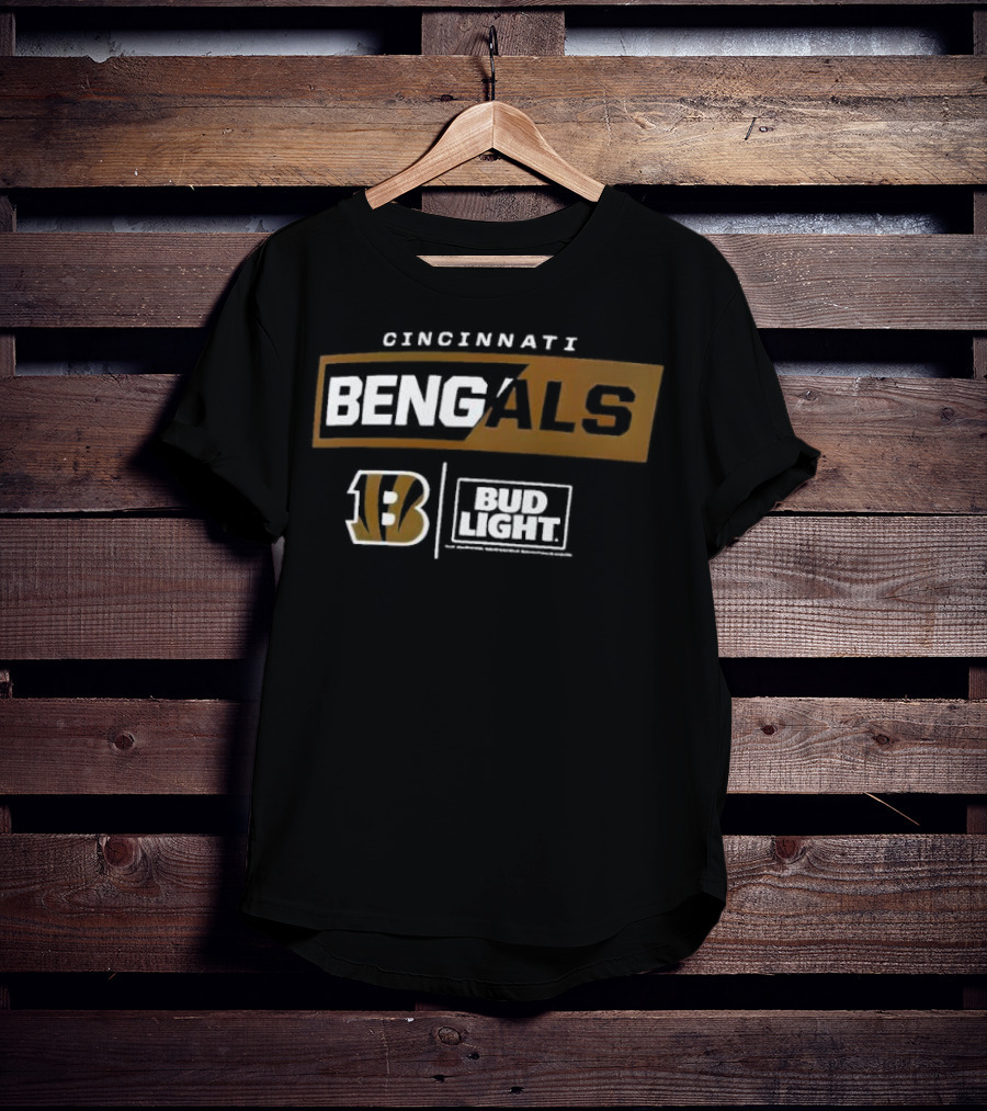 Cincinnati Bengals 13 Bud Light NFL Collaboration T-Shirt