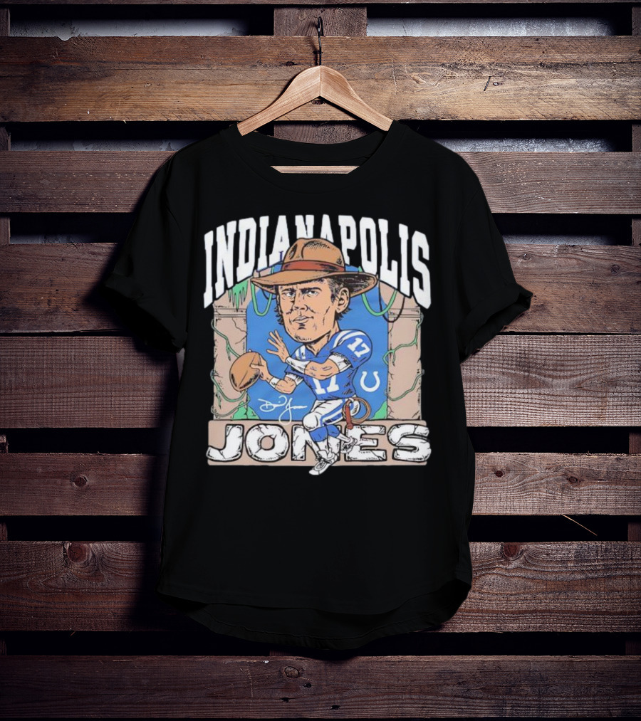 Indianapolis Jones Indianapolis Colts Daniel Jones Signature Adventure T-Shirt