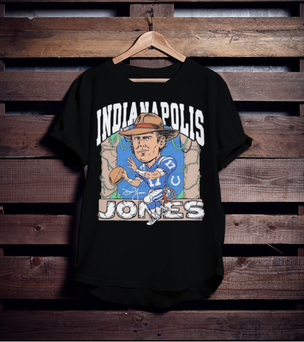 Indianapolis Jones Indianapolis Colts Daniel Jones Signature Adventure T-Shirt