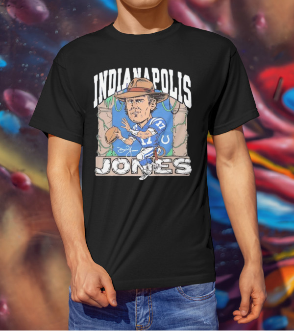 Indianapolis Jones Indianapolis Colts Daniel Jones Signature Adventure T-Shirt