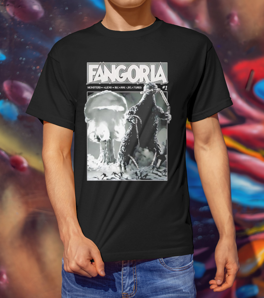 Fangoria Monsters Aliens Bizarre Creatures Godzilla T-Shirt