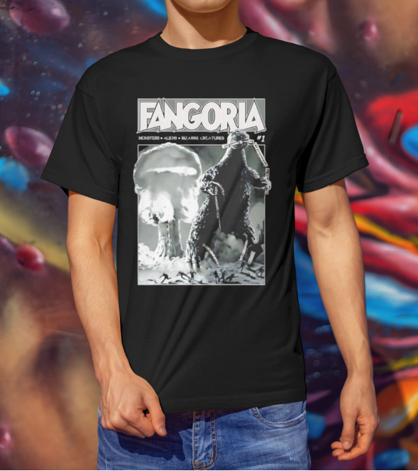 Fangoria Monsters Aliens Bizarre Creatures Godzilla T-Shirt