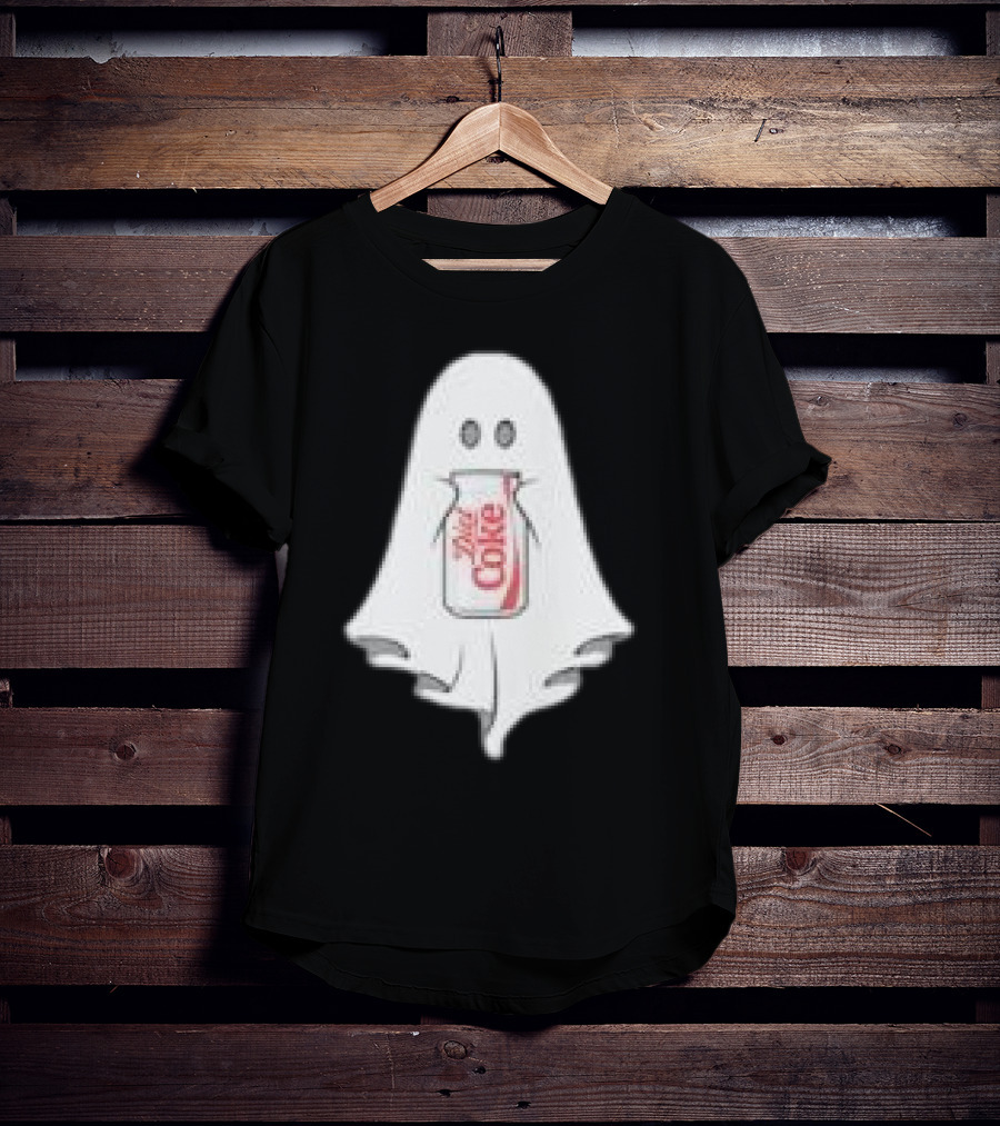 Ghost Drinking Diet Coke Can T-Shirt