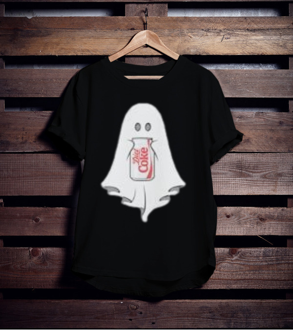 Ghost Drinking Diet Coke Can T-Shirt