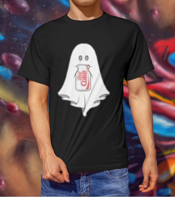 Ghost Drinking Diet Coke Can T-Shirt