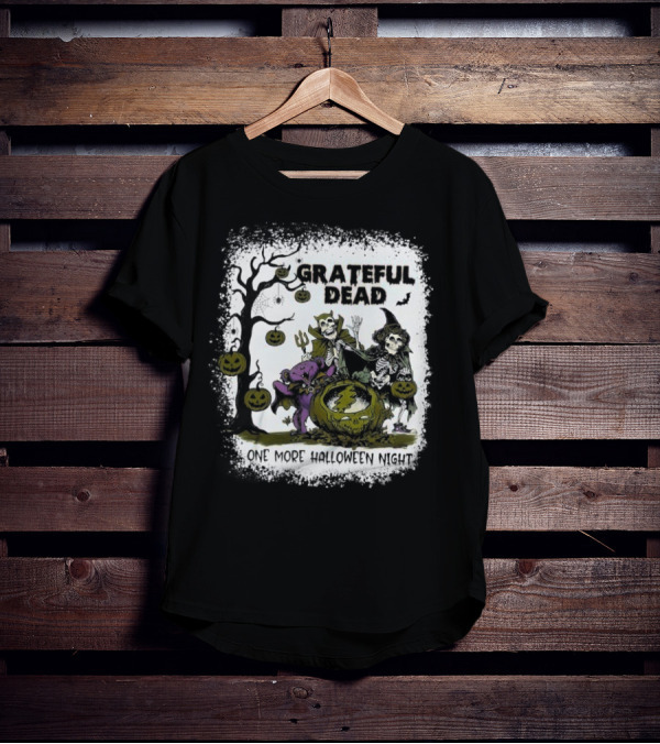 Grateful Dead One More Halloween Night 2025 Funny T-Shirt