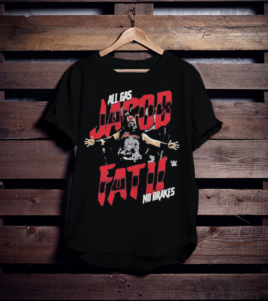 Jacob Fatu All Gas No Brakes Wrestling WWE Style T-Shirt