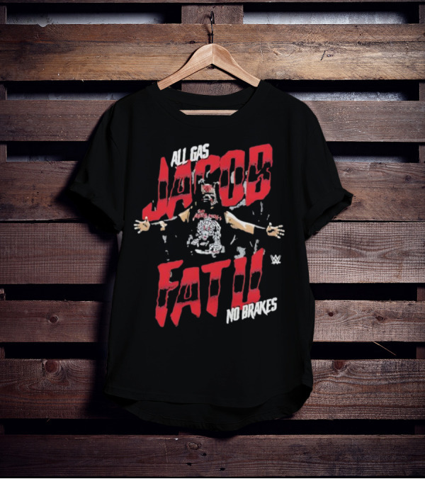 Jacob Fatu All Gas No Brakes Wrestling WWE Style T-Shirt