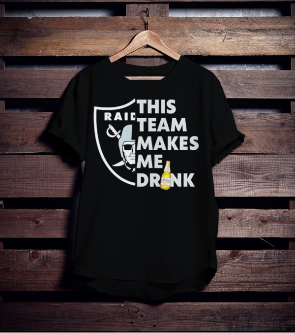 Las Vegas Raiders Beer Fun Game Day Humor T-Shirt