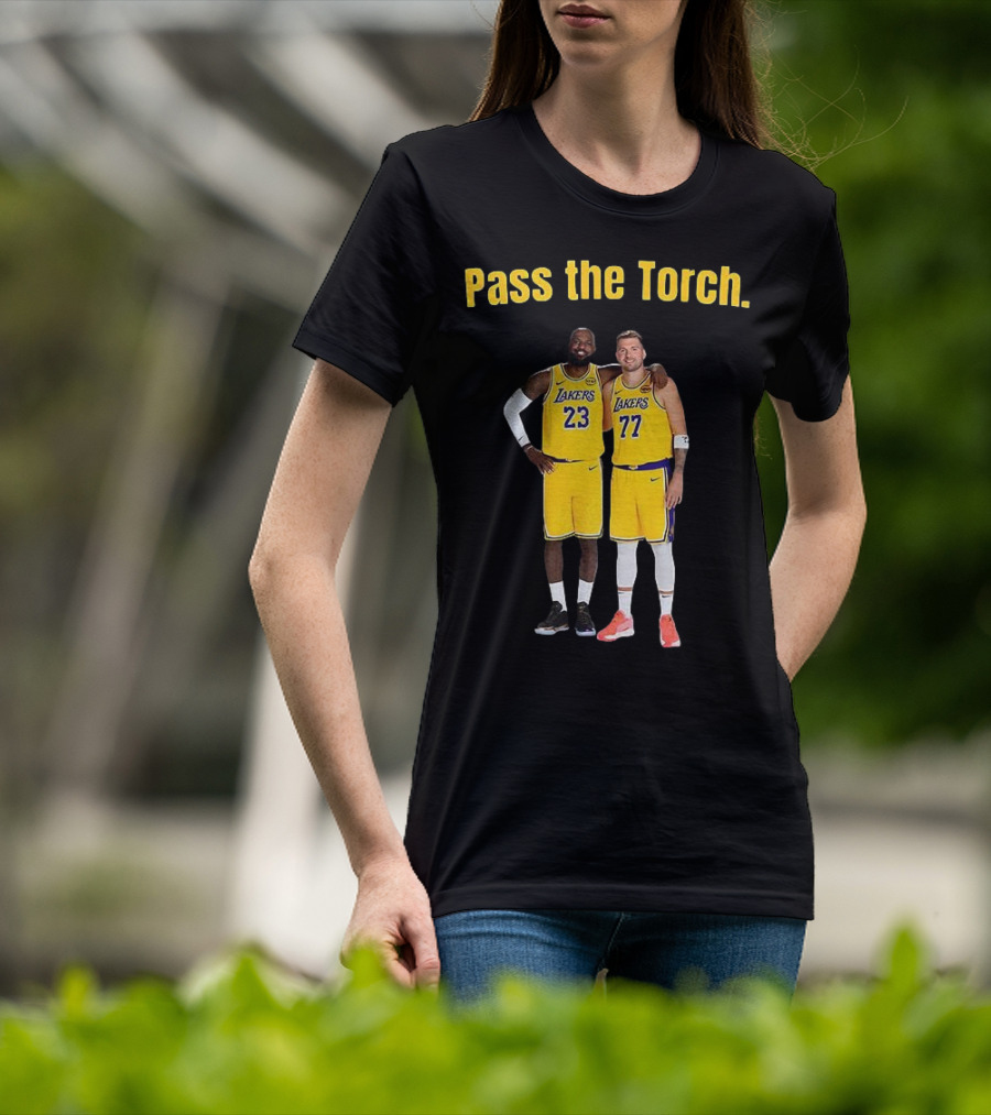 Lakers 23 And 77 Pass The Torch T-Shirt