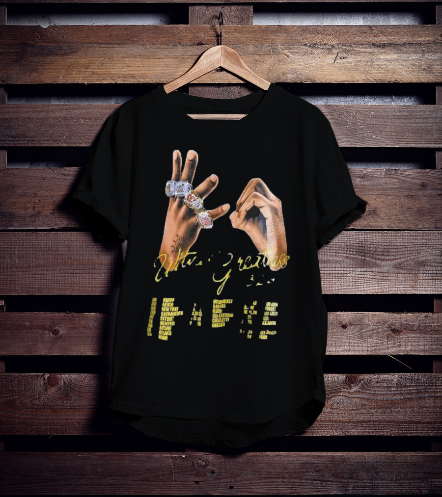 LeBron James Witness Greatness Rings Hands 23 GOAT Championship T-Shirt