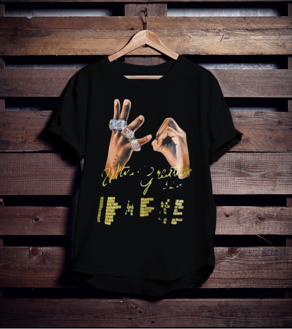 LeBron James Witness Greatness Rings Hands 23 GOAT Championship T-Shirt