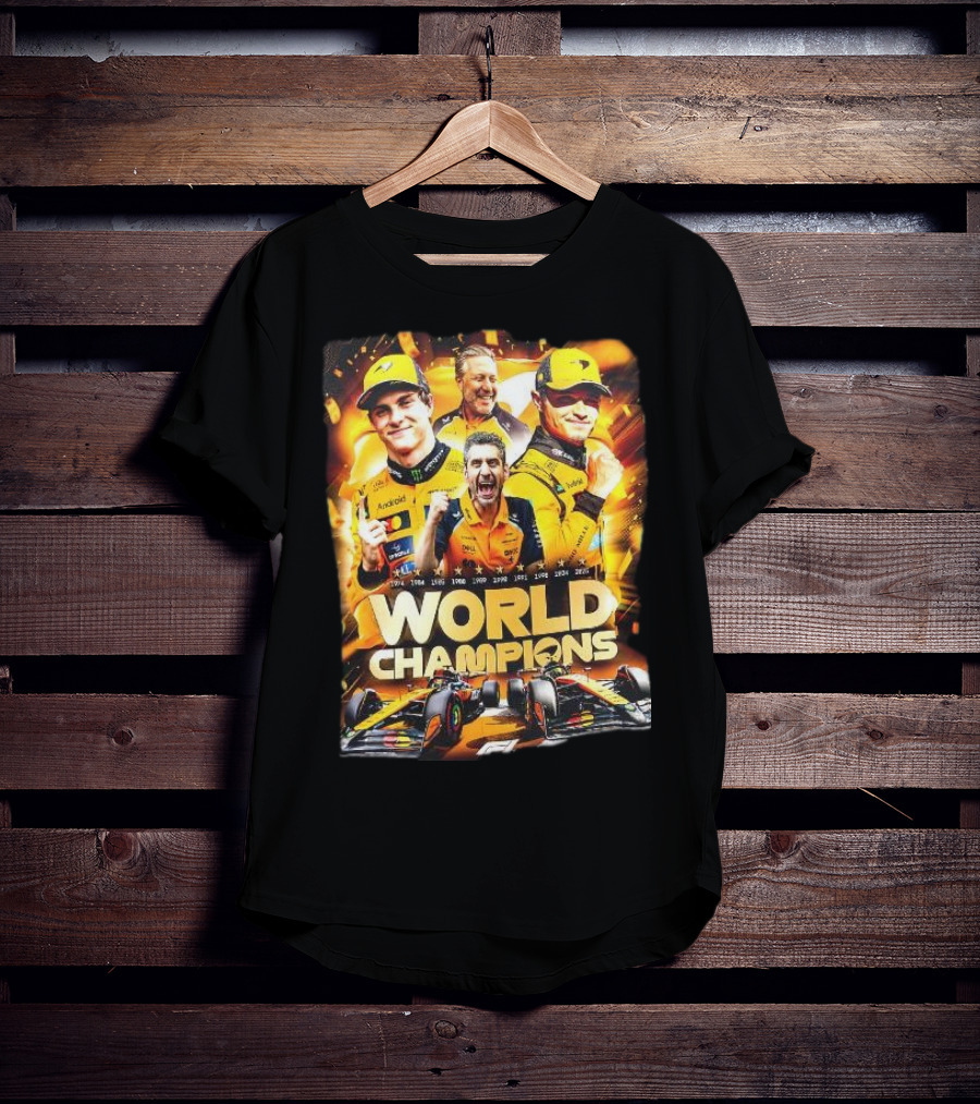 McLaren World Champions 2025 Racing Legends T-Shirt