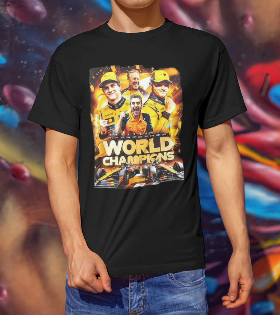 McLaren World Champions 2025 Racing Legends T-Shirt