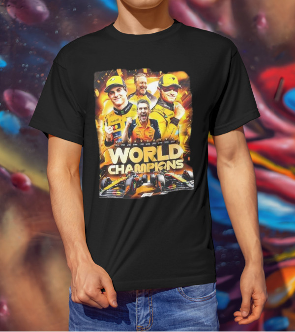 McLaren World Champions 2025 Racing Legends T-Shirt