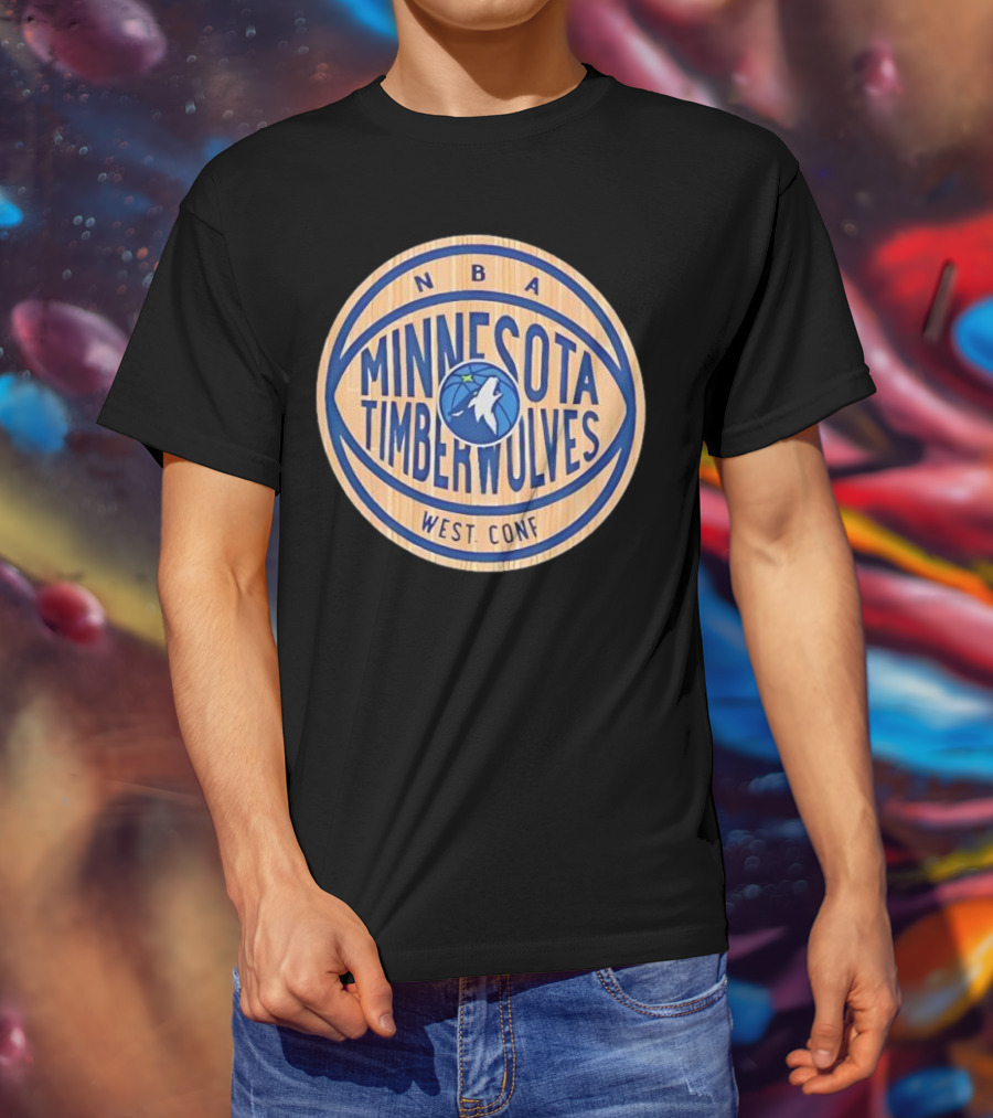 NBA Minnesota Timberwolves West Conf Team Emblem T-Shirt